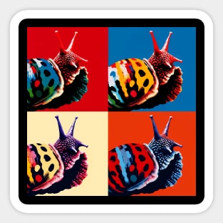 Red Lips Snail - Cool Tropical Fish Sticker